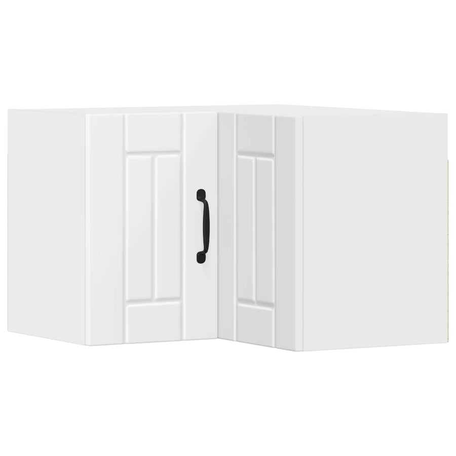 Wall Corner Cabinet LUCCA White 57 x 57 x 40 cm Engineered Wood