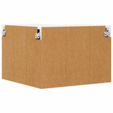 Wall Corner Cabinet LUCCA White 57 x 57 x 40 cm Engineered Wood