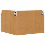 Kitchen Wall Cabinet White 57 x 57 x 40 cm Engineered Wood - Low Angle
