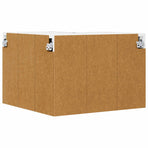 Wall Corner Cabinet LUCCA Black 57 x 57 x 40 cm Engineered Wood