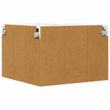 Wall Corner Cabinet LUCCA Black 57 x 57 x 40 cm Engineered Wood - 45-Degree Angle