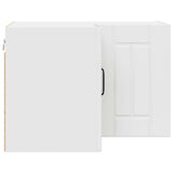 Kitchen Wall Cabinet High Gloss White 57 x 57 x 40 cm - Close-Up Angle