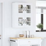 Kitchen Wall Cabinet with Shelf 2 pcs White 60 x 31 x 40 cm - Top-Down View