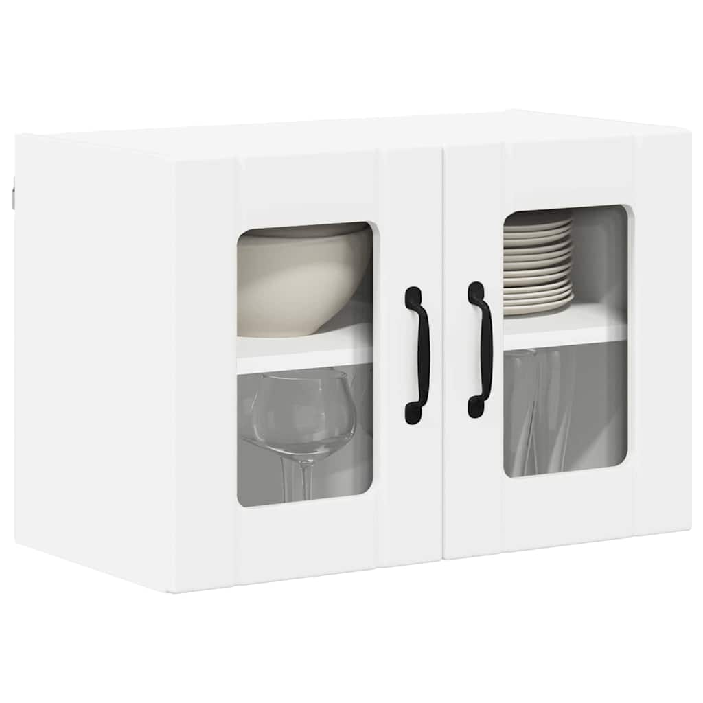 Kitchen Wall Cabinet with Shelf 2 pcs White 60 x 31 x 40 cm