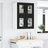 Kitchen Wall Cabinet Black 60 x 31 x 40 cm Engineered Wood - Top-Down View