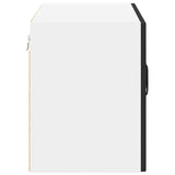 Wall Glass Cabinet LUCCA Black 60 x 31 x 40 cm Engineered Wood