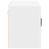 Wall Glass Cabinet LUCCA 2 pcs High Gloss White 60 x 31 x 40 cm