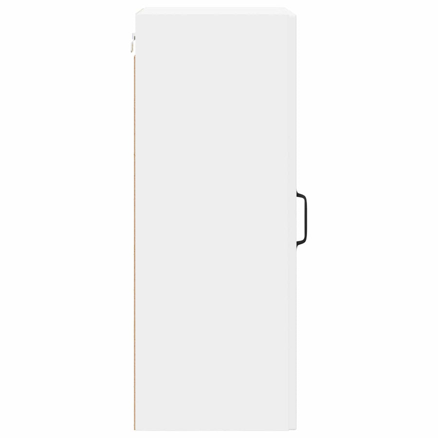 Wall Glass Cabinet LUCCA White 40 x 31 x 80 cm Engineered Wood