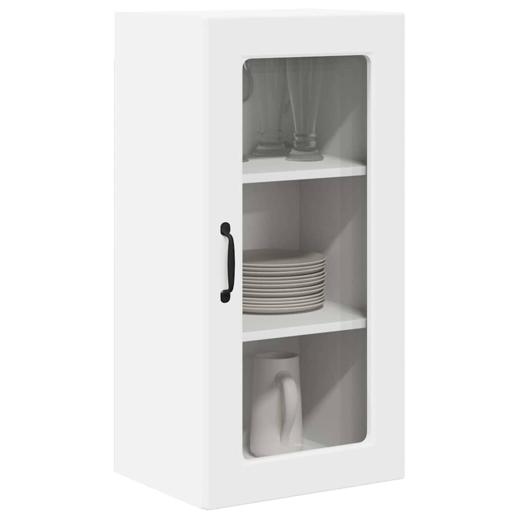Kitchen Wall Cabinet with Shelf 2 pcs White 40 x 31 x 80 cm