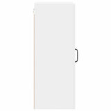 Wall Glass Cabinet LUCCA 2 pcs White 40 x 31 x 80 cm