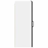 Kitchen Wall Cabinet Black 40 x 31 x 80 cm Engineered Wood - Close-Up Angle