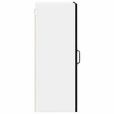 Wall Glass Cabinet LUCCA 2 pcs Black 40 x 31 x 80 cm