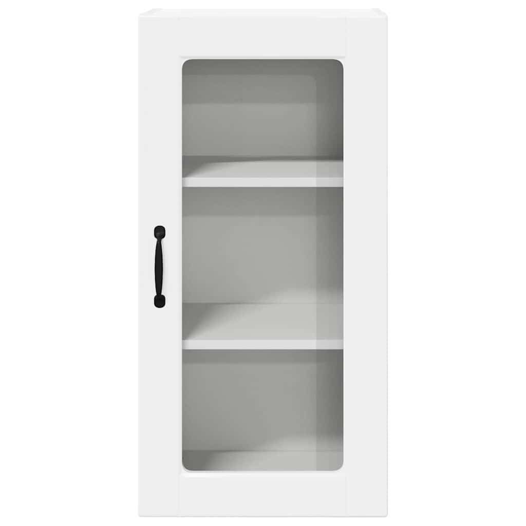Kitchen Wall Cabinet High Gloss White 40 x 31 x 80 cm