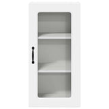 Kitchen Wall Cabinet High Gloss White 40 x 31 x 80 cm - Rear View