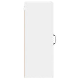 Wall Glass Cabinet LUCCA 2 pcs High Gloss White 40 x 31 x 80 cm