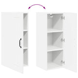 Kitchen Wall Cabinet White 30 x 31 x 80 cm Engineered Wood - Extra Image