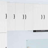 Kitchen Wall Cabinet with Shelf 2 pcs White 30 x 31 x 80 cm