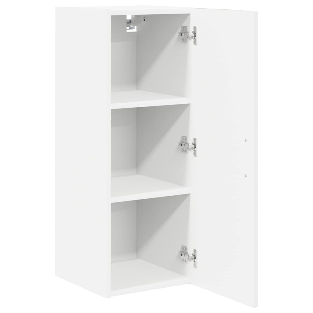 Kitchen Wall Cabinet with Shelf 2 pcs White 30 x 31 x 80 cm