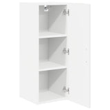 Wall Cabinet LUCCA 2 pcs White 30 x 31 x 80 cm Engineered Wood - Rear View