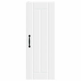 Wall Cabinet LUCCA 2 pcs White 30 x 31 x 80 cm Engineered Wood - Close-Up Angle
