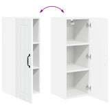 Wall Cabinet LUCCA 2 pcs White 30 x 31 x 80 cm Engineered Wood