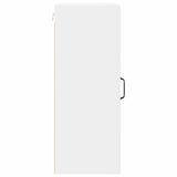 Wall Cabinet LUCCA 2 pcs White 30 x 31 x 80 cm Engineered Wood - Low Angle