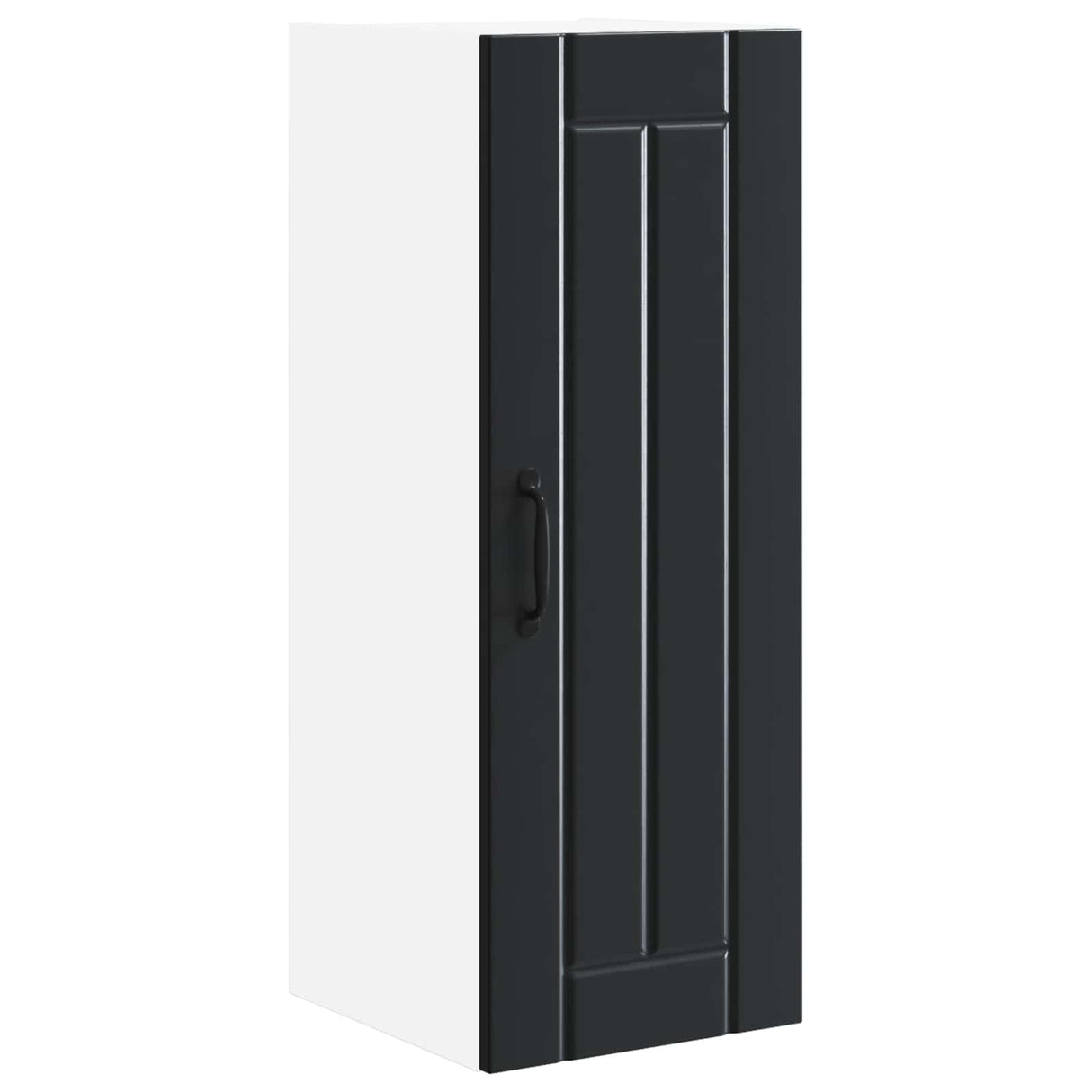 Wall Cabinet LUCCA Black 30 x 31 x 80 cm Engineered Wood