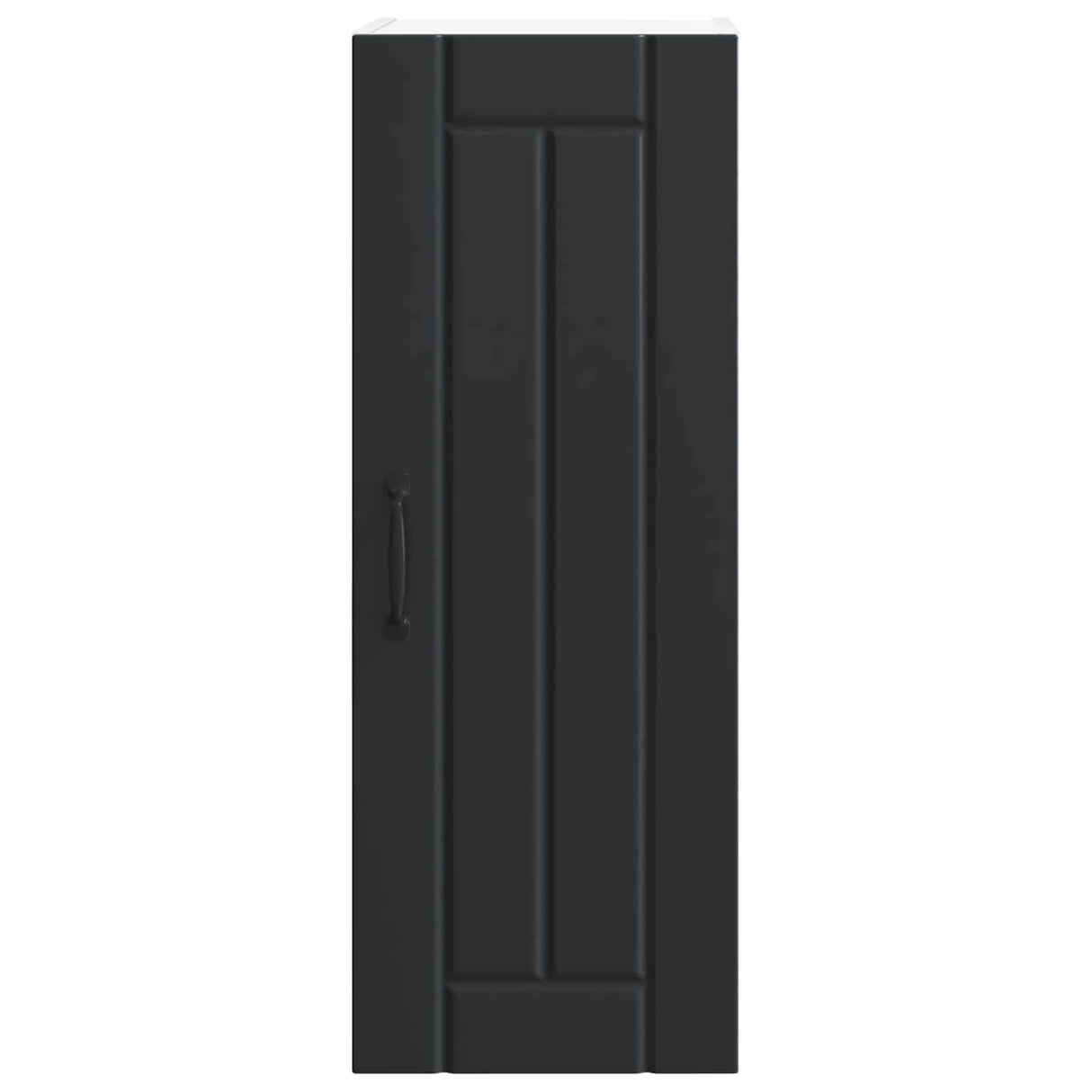 Wall Cabinet LUCCA Black 30 x 31 x 80 cm Engineered Wood