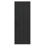 Wall Cabinet LUCCA Black 30 x 31 x 80 cm Engineered Wood - Rear View