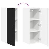 Kitchen Wall Cabinet Black 30 x 31 x 80 cm Engineered Wood - Extra Image