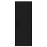 Kitchen Wall Cabinet with Shelf 2 pcs Black 30 x 31 x 80 cm - Close-Up Angle