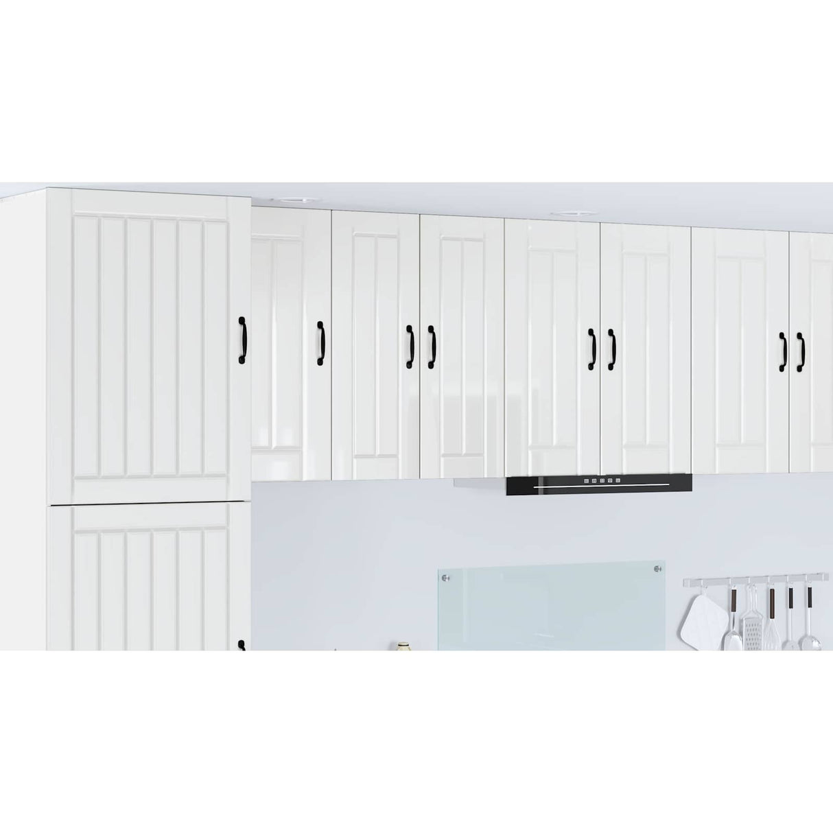 Wall Cabinet LUCCA High Gloss White 30 x 31 x 80 cm