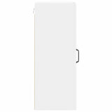 Kitchen Wall Cabinet High Gloss White 30 x 31 x 80 cm - Close-Up Angle