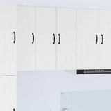 Kitchen Wall Cabinet 2 pcs High Gloss White 30 x 31 x 80 cm