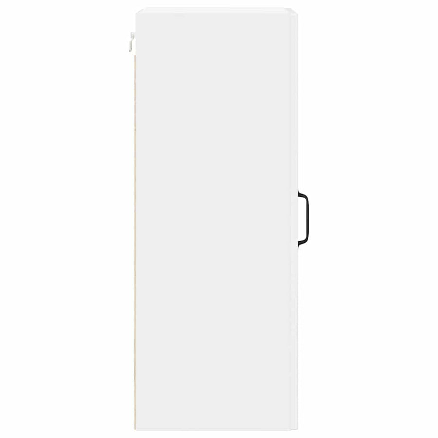 Wall Cabinet LUCCA 2 pcs High Gloss White Engineered Wood