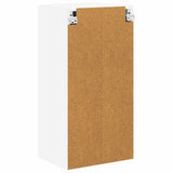 Kitchen Wall Cabinet White 40 x 31 x 80 cm Engineered Wood - Low Angle