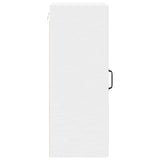 Kitchen Wall Cabinet White 40 x 31 x 80 cm Engineered Wood - Close-Up Angle