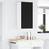 Kitchen Wall Cabinet Black 40 x 31 x 80 cm Engineered Wood - Top-Down View