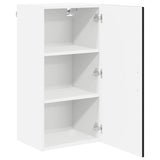 Kitchen Wall Cabinet Black 40 x 31 x 80 cm Engineered Wood - 45-Degree Angle