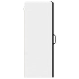 Kitchen Wall Cabinet Black 40 x 31 x 80 cm Engineered Wood - Close-Up Angle