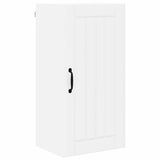 Kitchen Wall Cabinet High Gloss White 40 x 31 x 80 cm - Front View