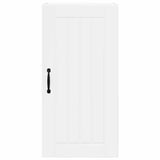 Kitchen Wall Cabinet High Gloss White 40 x 31 x 80 cm - Rear View