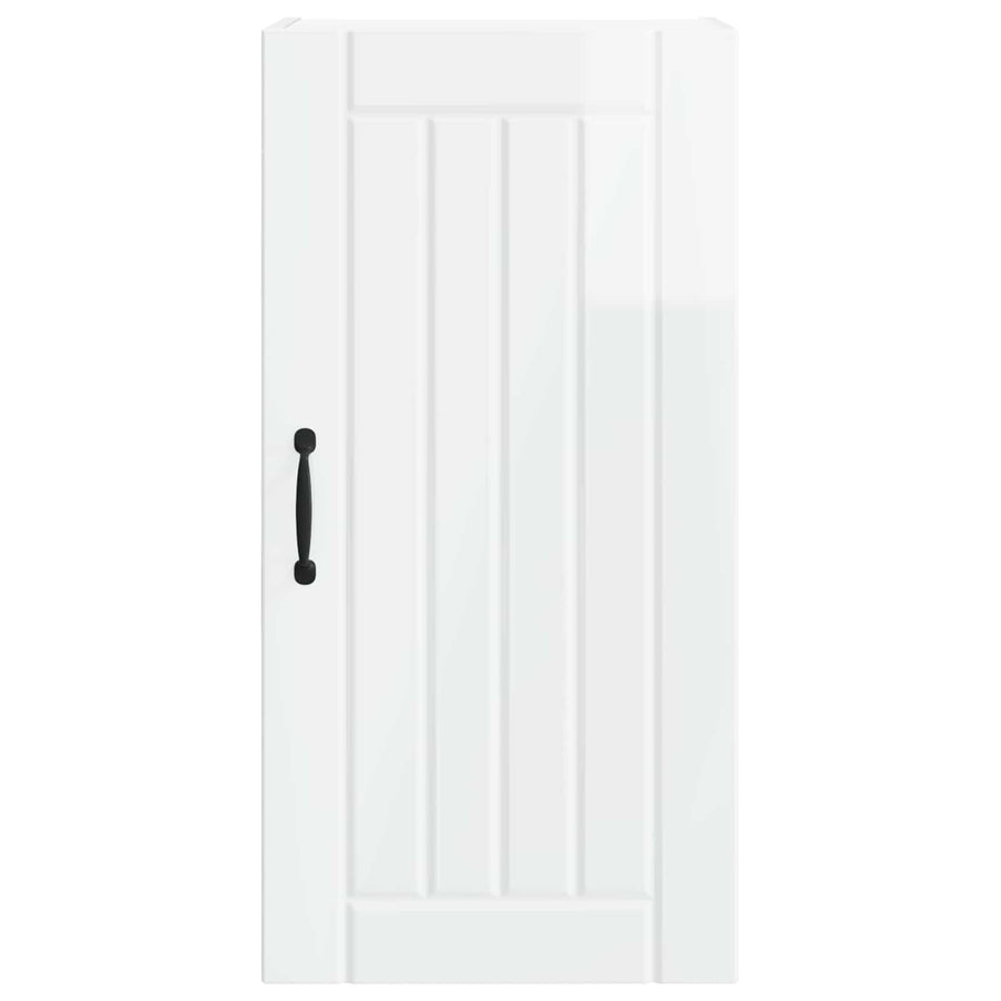 Wall Cabinet LUCCA High Gloss White 40 x 31 x 80 cm