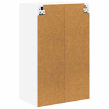 Kitchen Wall Cabinet White 50 x 31 x 80 cm Engineered Wood - Low Angle
