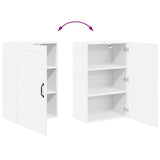 Kitchen Wall Cabinet White 50 x 31 x 80 cm Engineered Wood - Extra Image