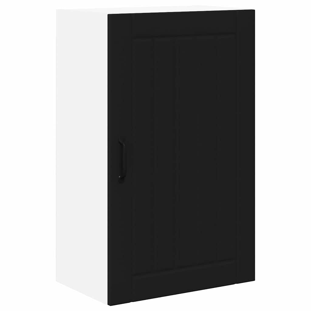 Kitchen Wall Cabinet Black 50 x 31 x 80 cm Engineered Wood