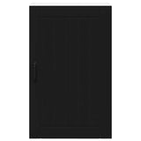 Kitchen Wall Cabinet Black 50 x 31 x 80 cm Engineered Wood - Rear View