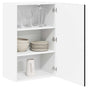Wall Cabinet LUCCA Black 50 x 31 x 80 cm Engineered Wood
