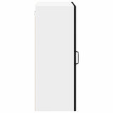 Kitchen Wall Cabinet Black 50 x 31 x 80 cm Engineered Wood - Close-Up Angle