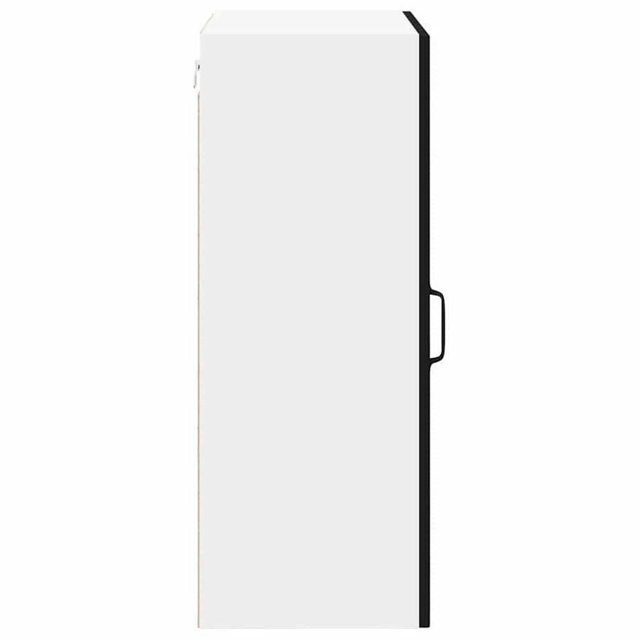 Wall Cabinet LUCCA Black 50 x 31 x 80 cm Engineered Wood